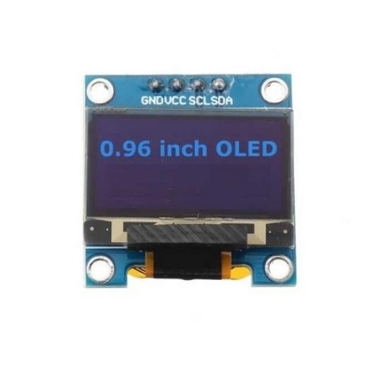 0.96’’ 128x64 SSD1306 12864 4 Pin I2C OLED Ekran Modülü (Sarı/Mavi)