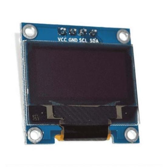 0.96’’ 4 Pinli I2C OLED LCD Modülü (Mavi)