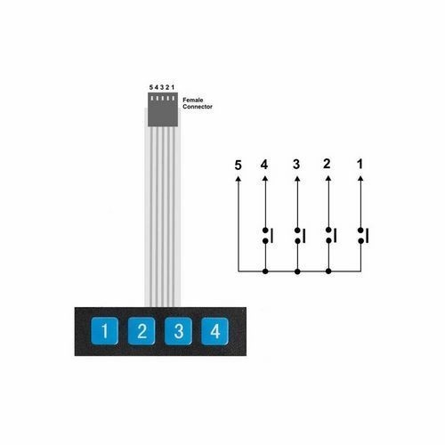 1x4%20Membrane%20Matrix%20Tuş%20Takımı