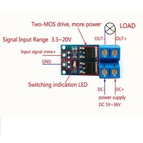 15A%20400W%20PWM%20Kontrollü%20MOSFET%20Anahtarlama%20Modülü