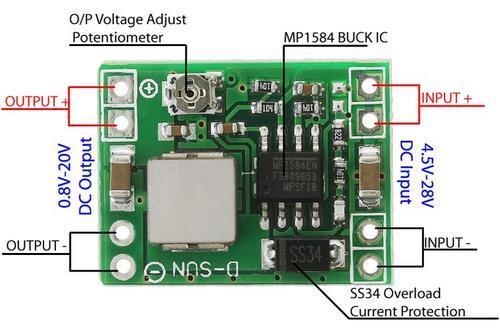 MP1584EN%203A%20Gerilim%20Azaltıcı%20Modülü