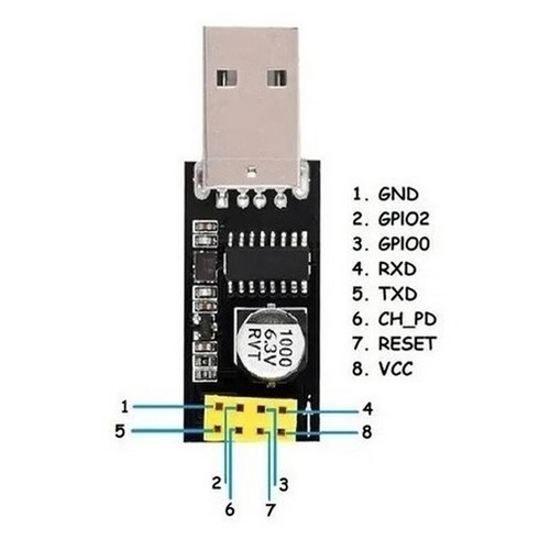 ESP8266%20Modülü%20için%20USB%20Adaptör%20Kartı