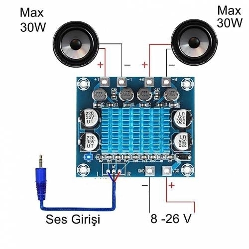 TPA3110%20HW404%202x30W%20Amplifikatör%20Kartı