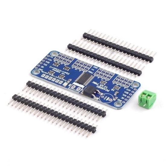 DIY KIT 16 Kanallı 12-bit PWM I2C Haberleşmeli Servo Sürücü