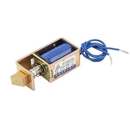 JF-S0837DL DC 12V 1A 10mm Haraketli 15N  Solenoit Elektromıknatıs