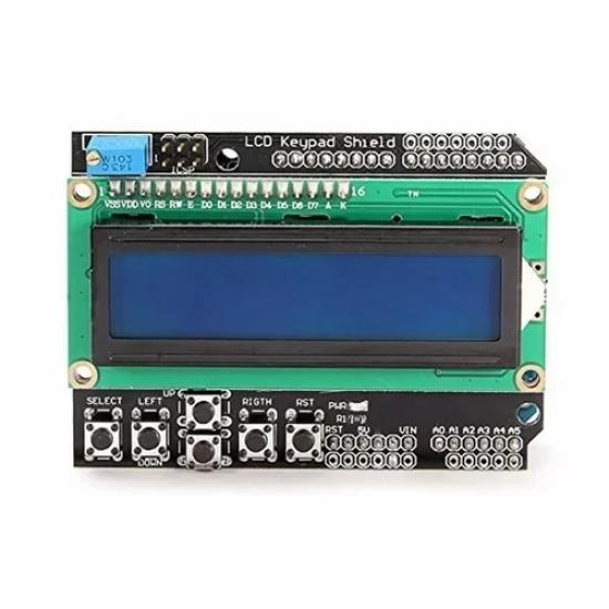 LCD1602 (Tuş Takımlı ve Mavi Arka Işıklı)