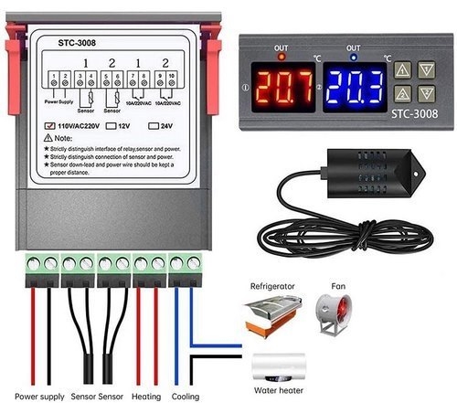 STC-3028%20AC%20110-220V%20LCD%20Ekranlı%20Nem%20Sıcaklık%20Kontrol%20Modülü