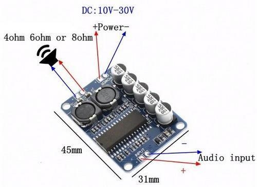 TDA8932%2035W%20Mono%20Dijital%20Güç%20Yükseltici%20Modülü